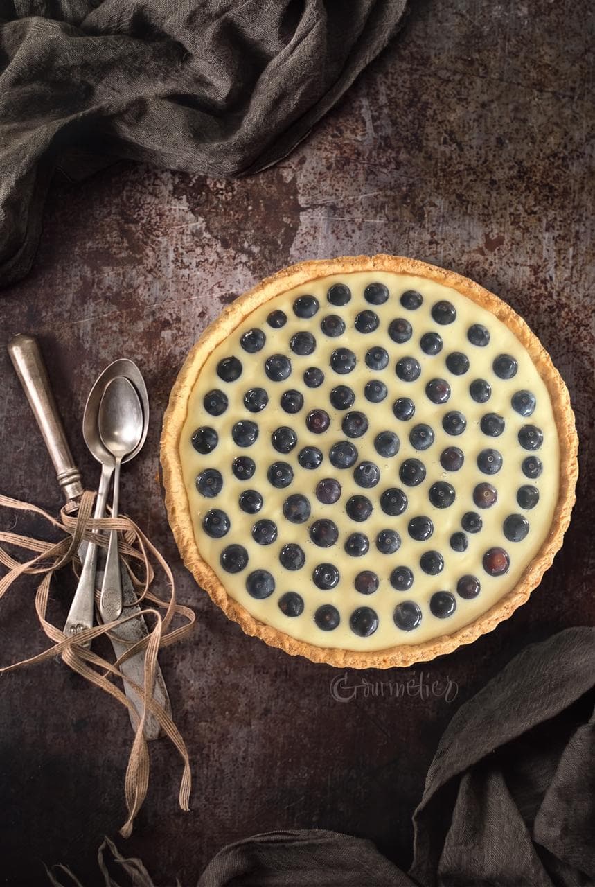 Pay Chocolate Blanco con Blueberry